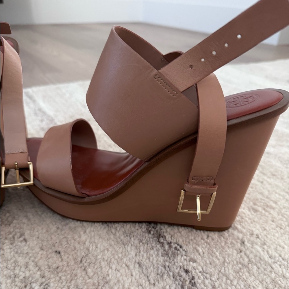 Tory Burch Leather Slingback Sandal